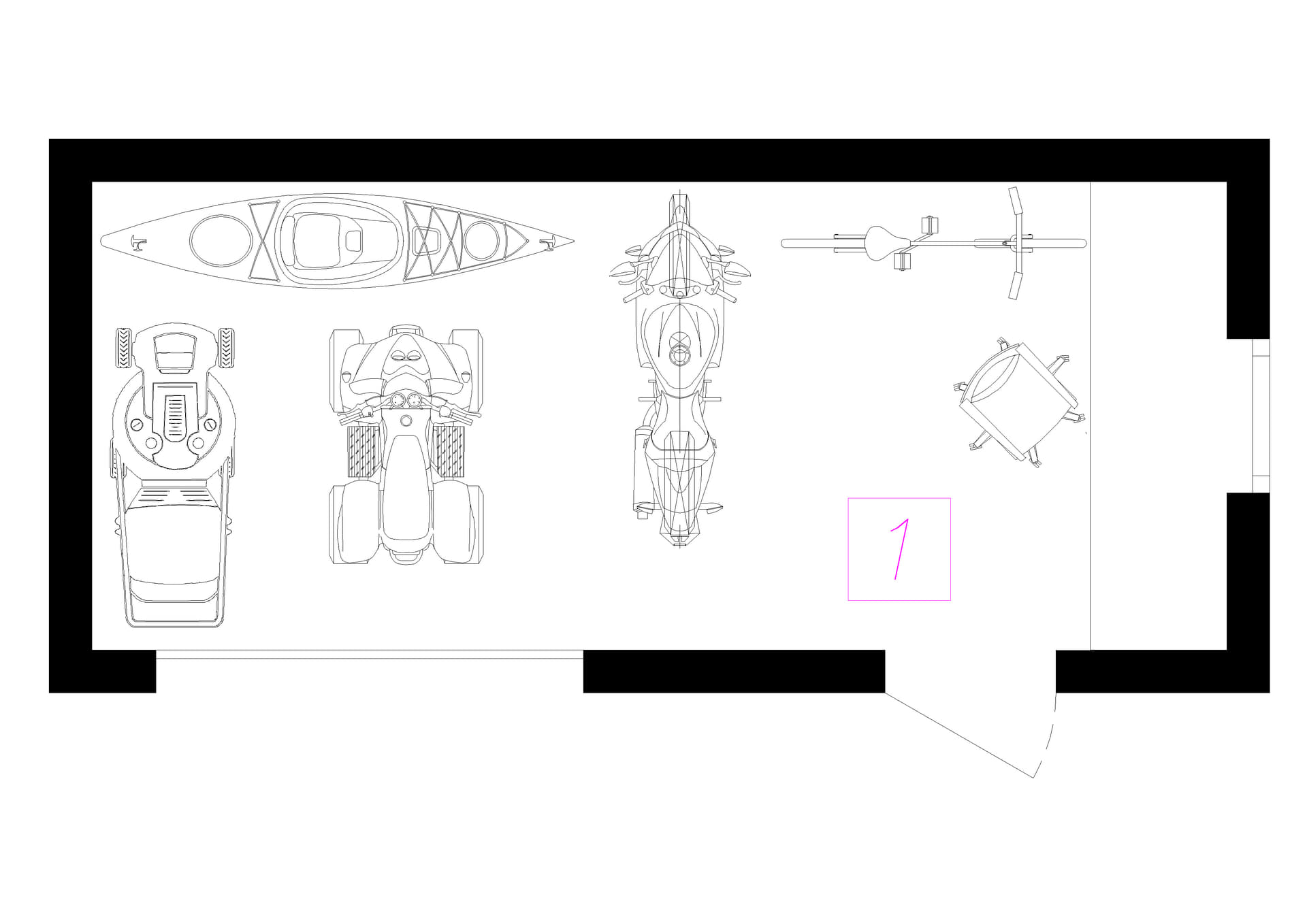 План хозяйственного блока