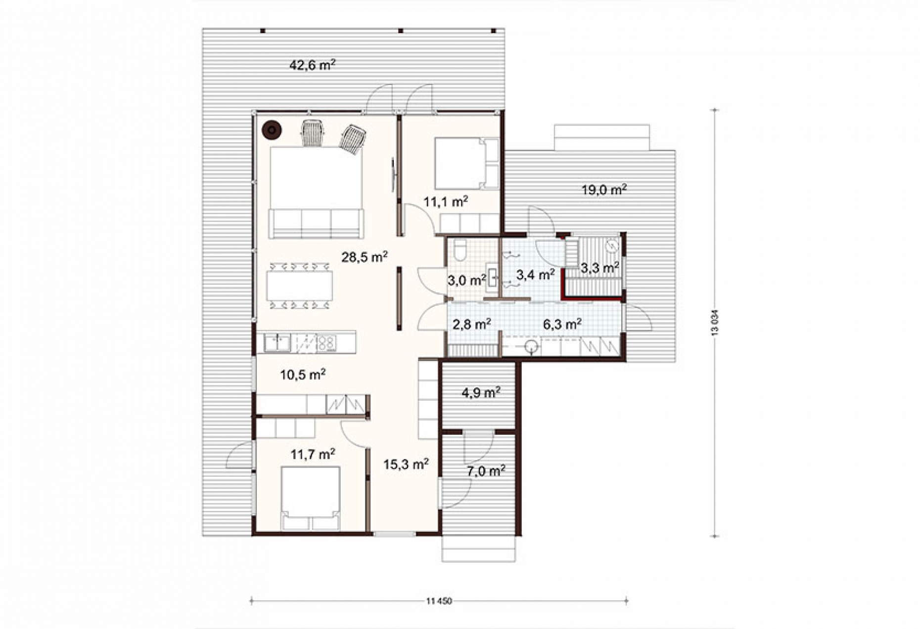 План 1-го этажа