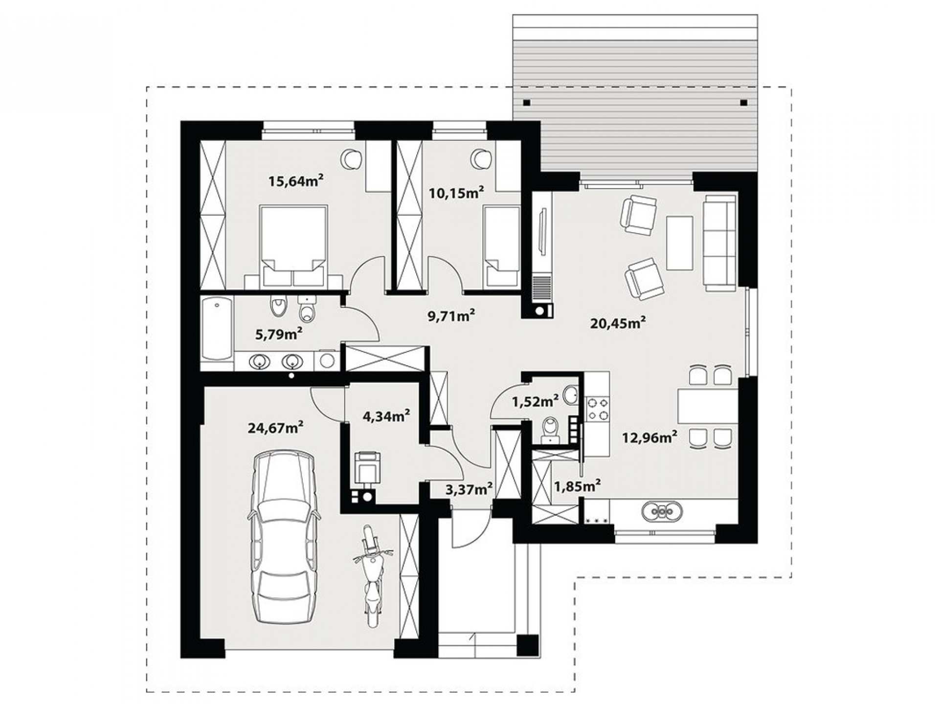 План 1-го этажа