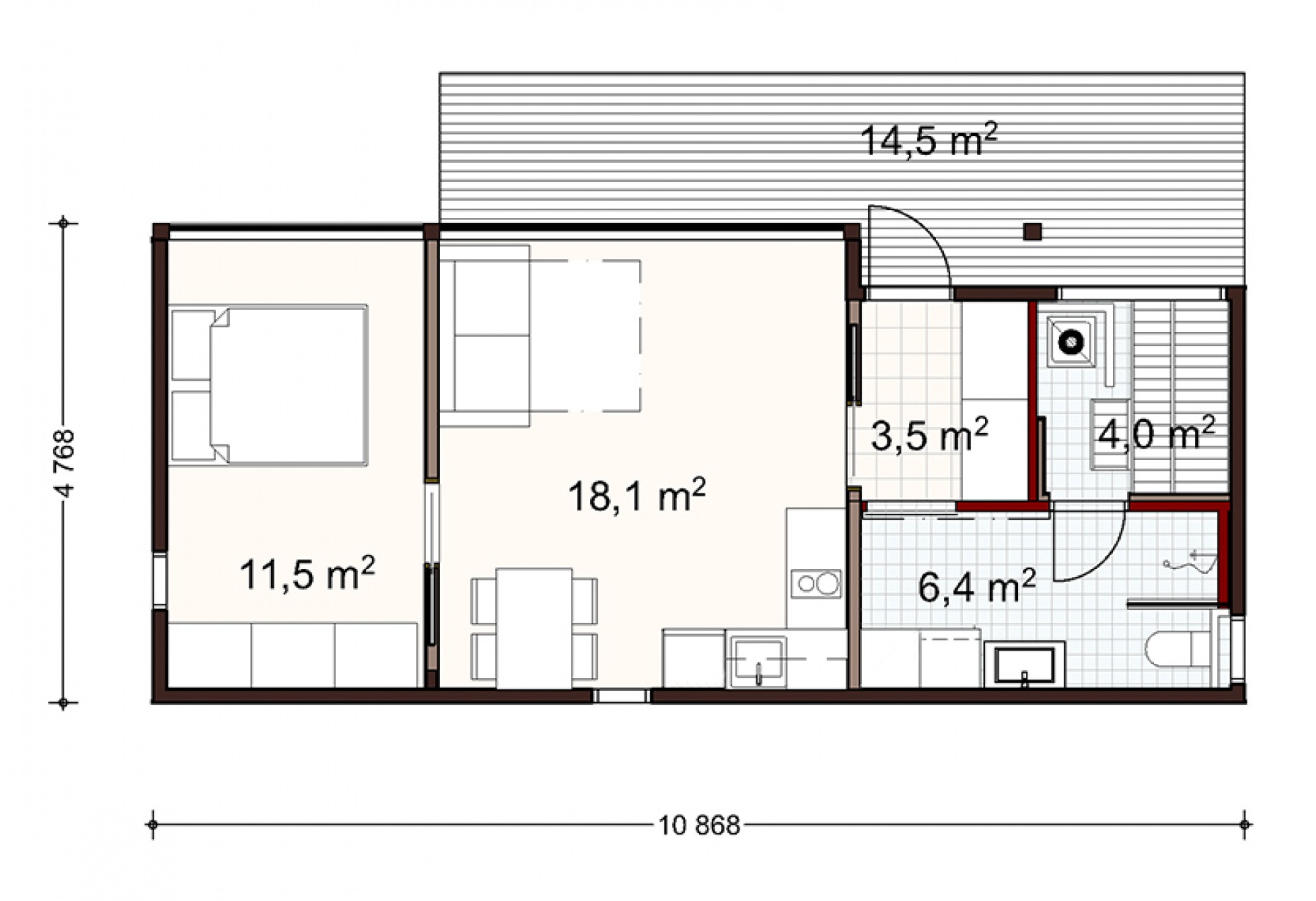 План первого этажа