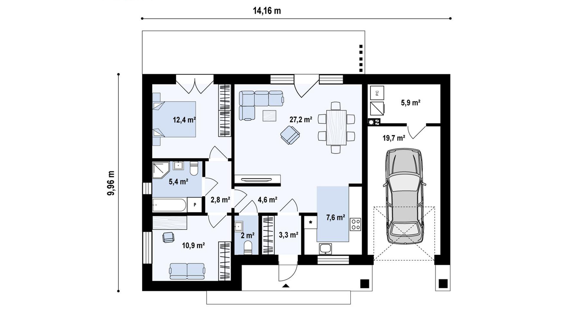 План 1-го этажа