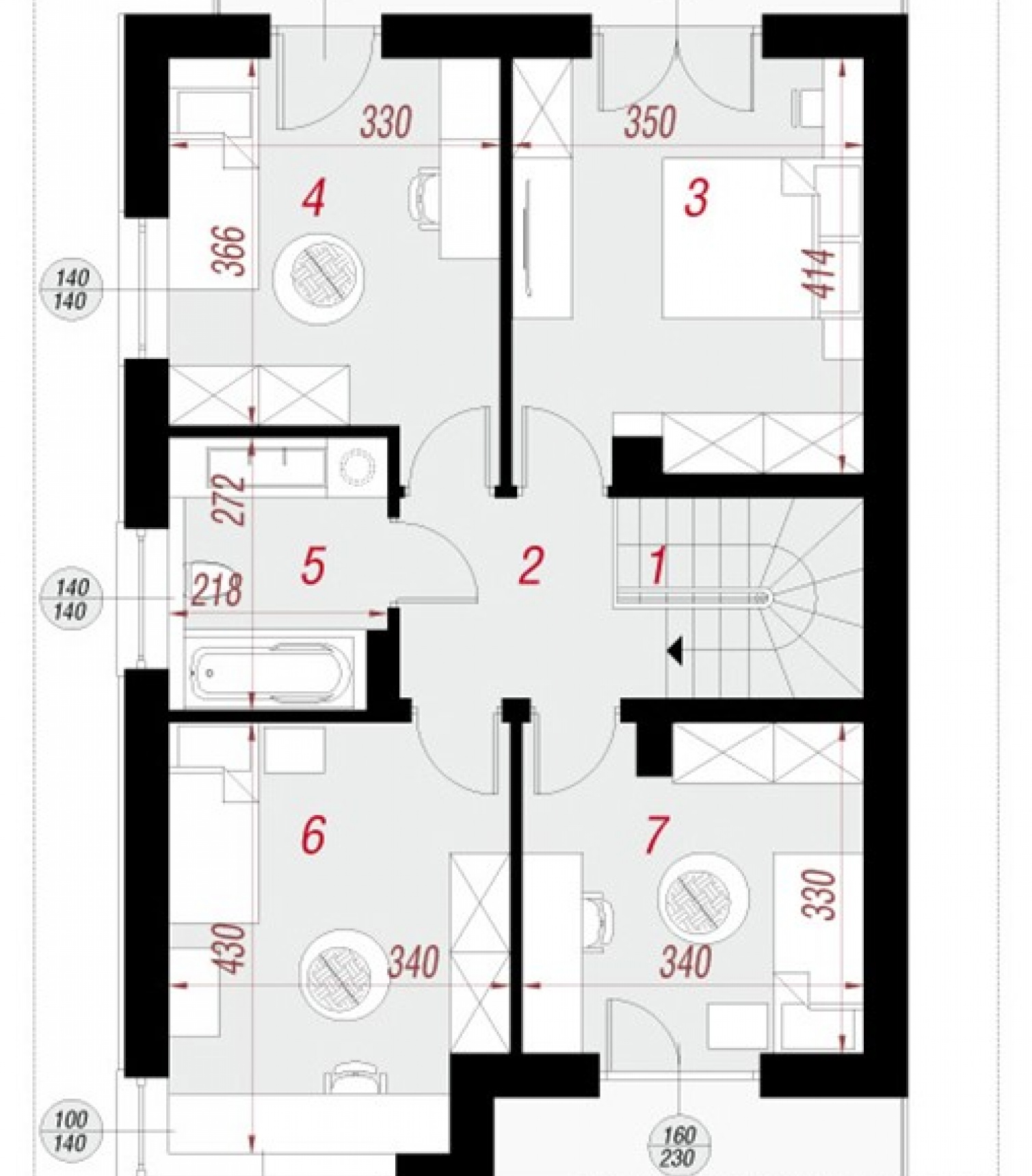План 2-го этажа