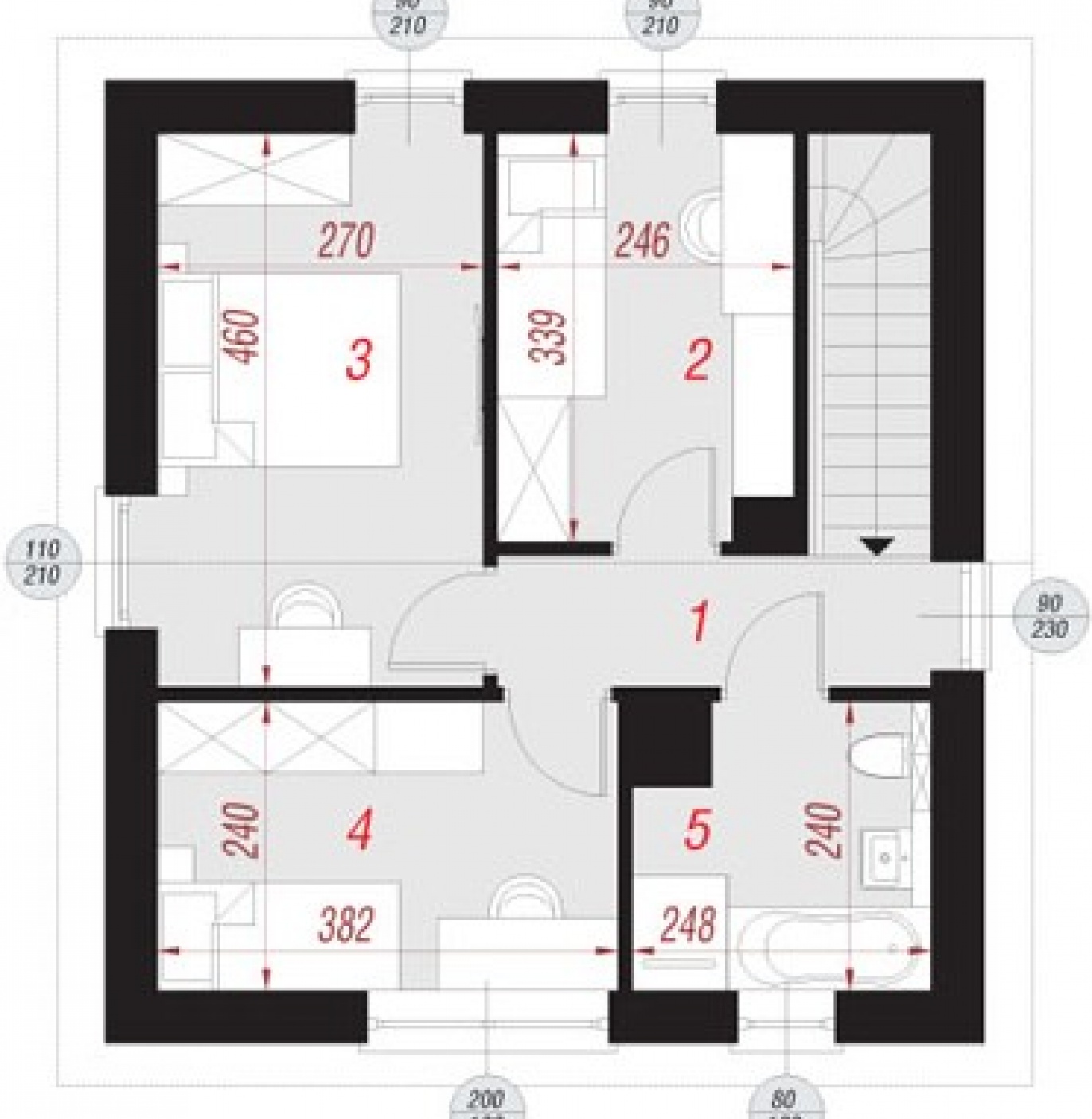 План второго этажа