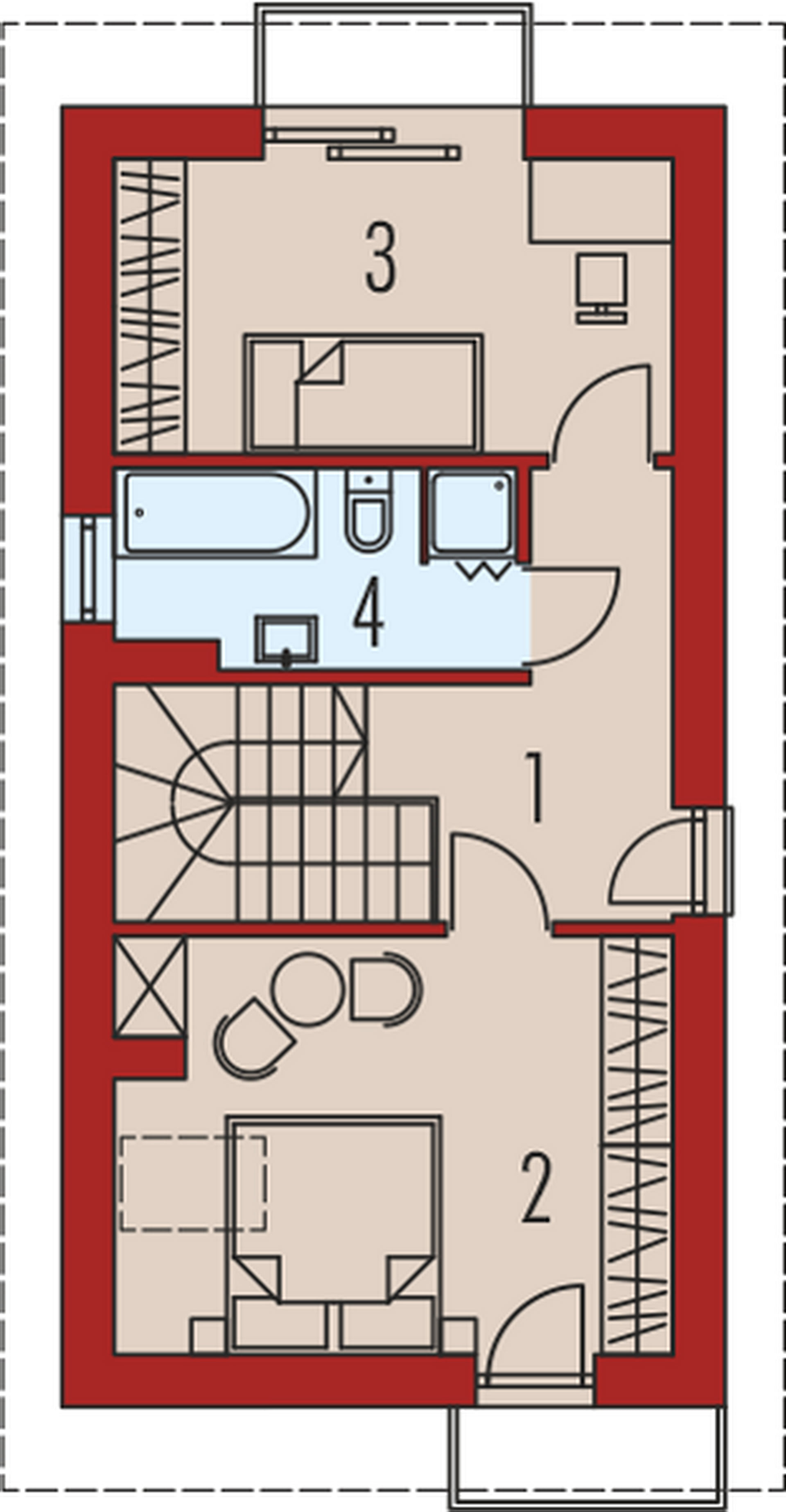 План второго этажа