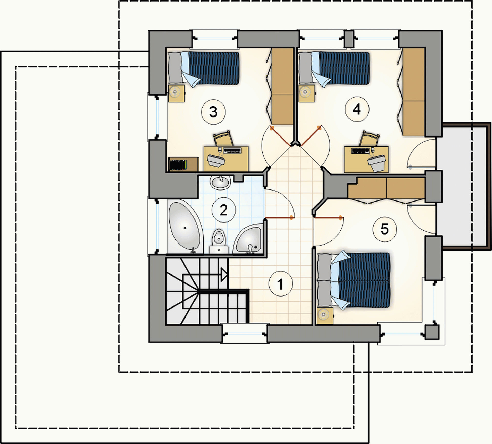 План второго этажа