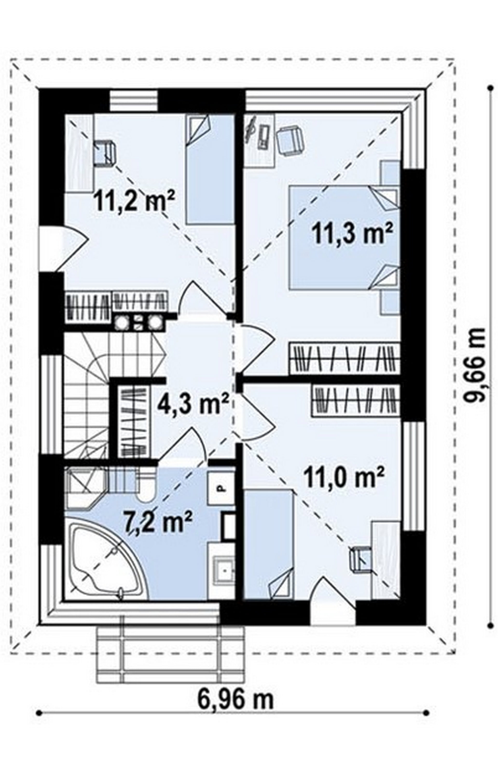 План второго этажа