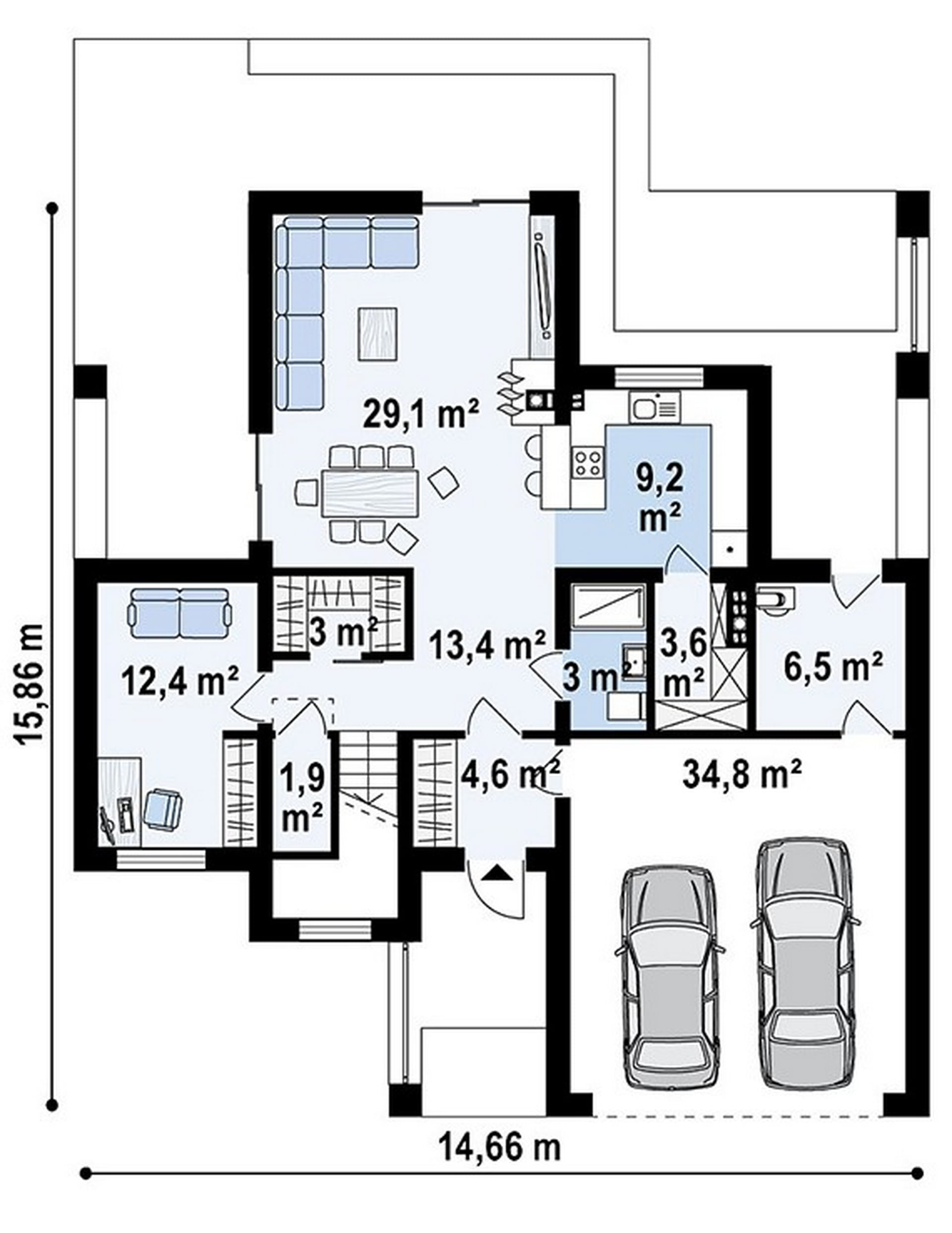 План 1-го этажа