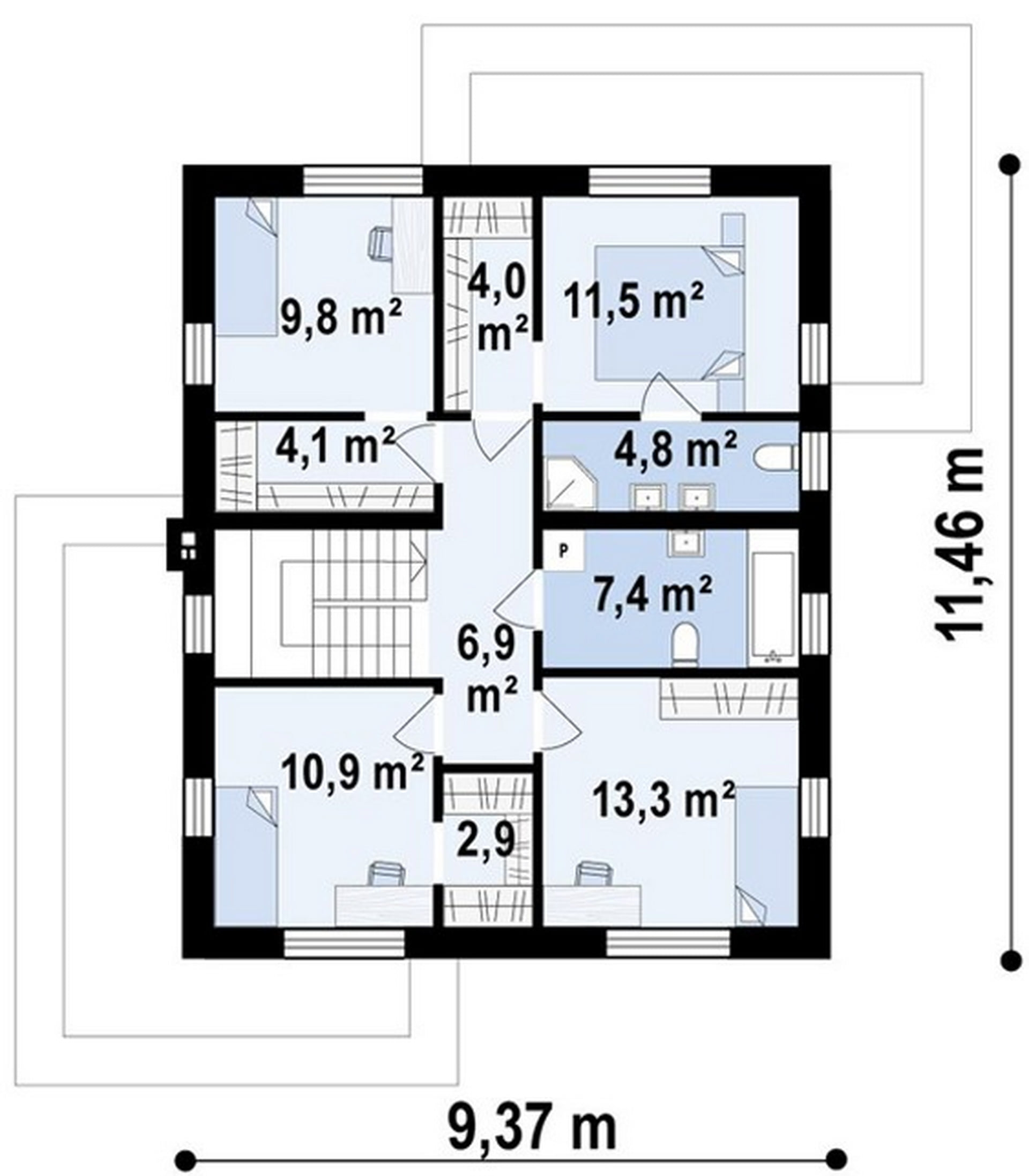 План 2-го этажа