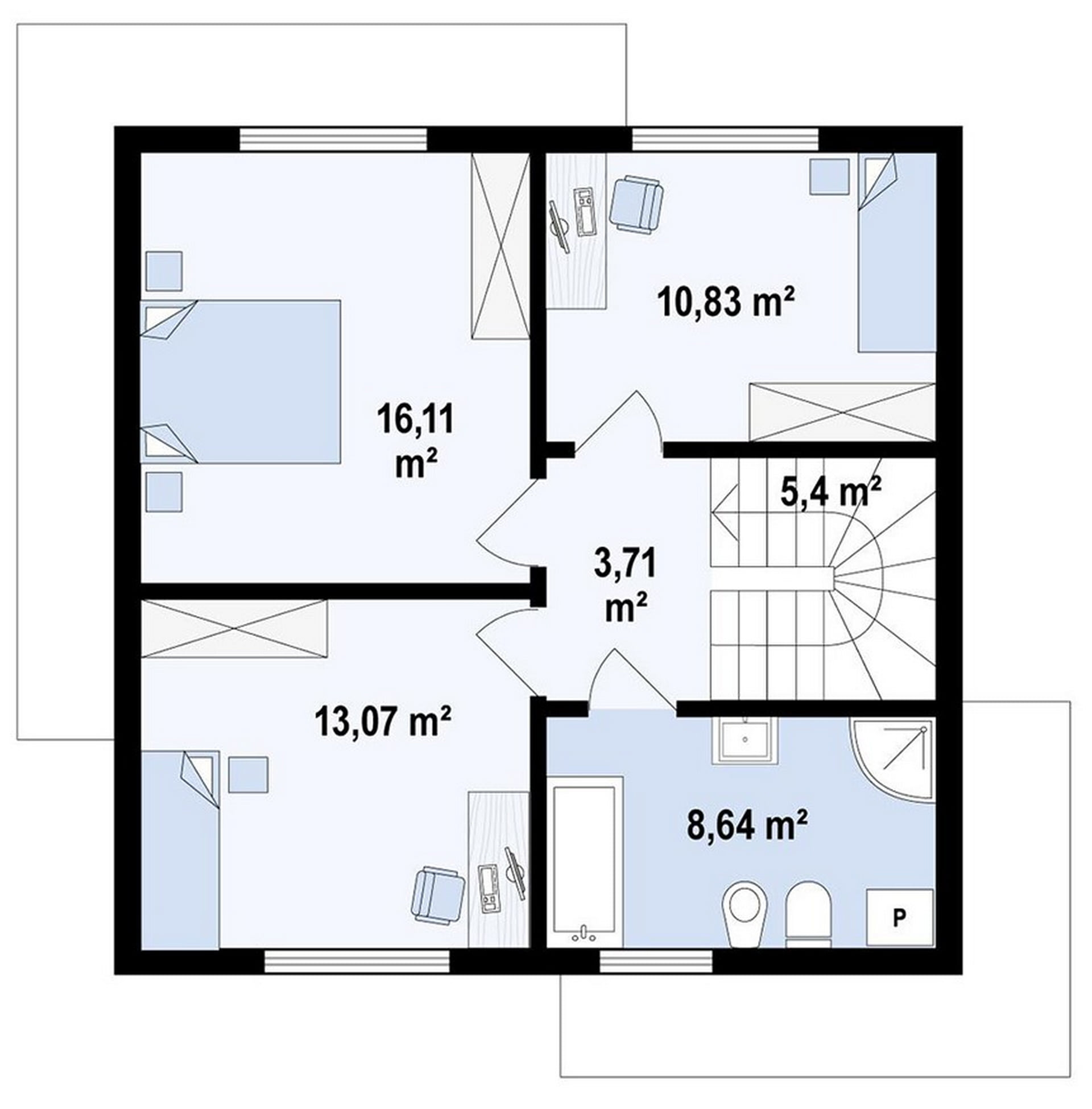 План 2-го этажа