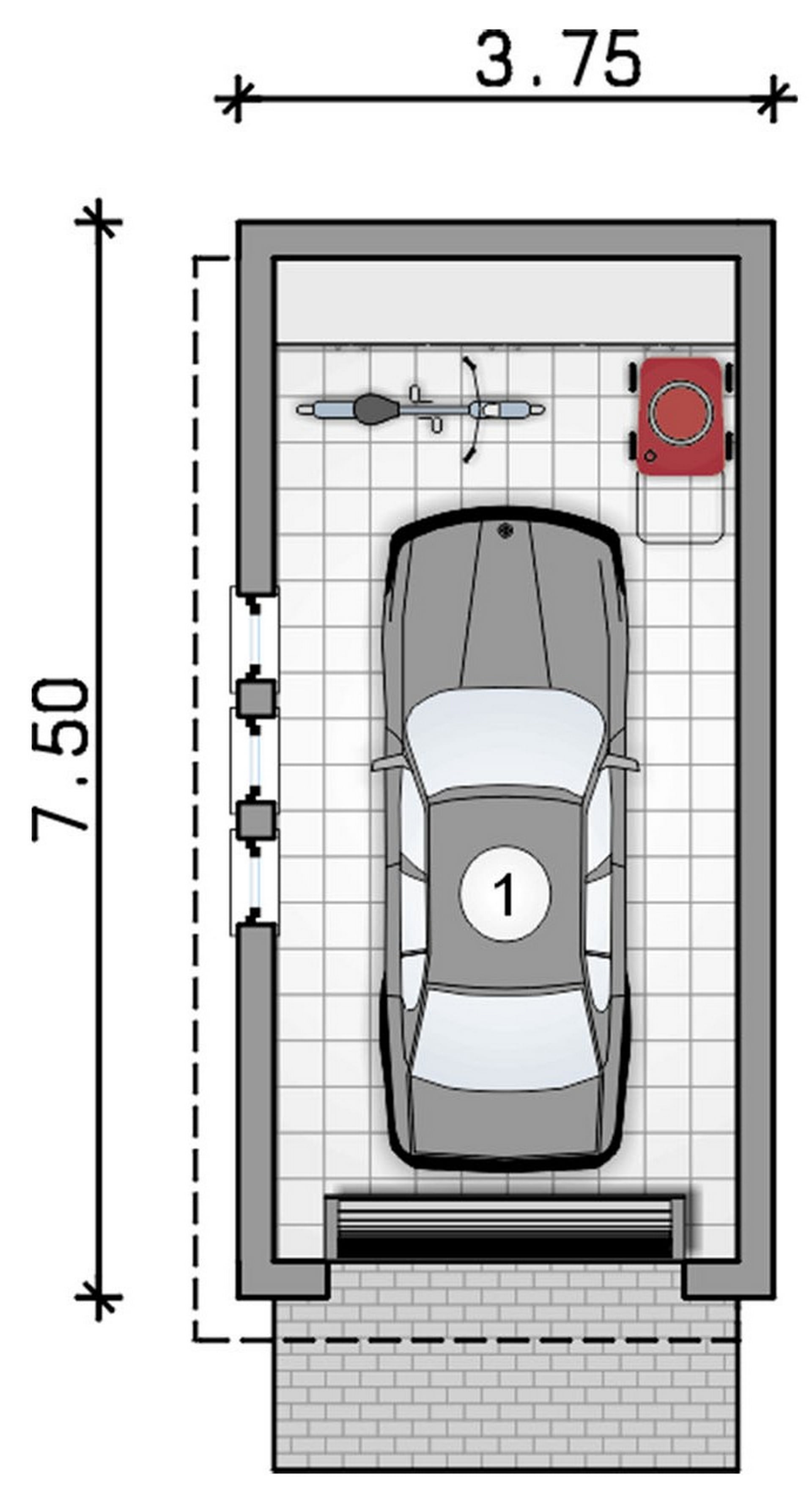 План первого этажа