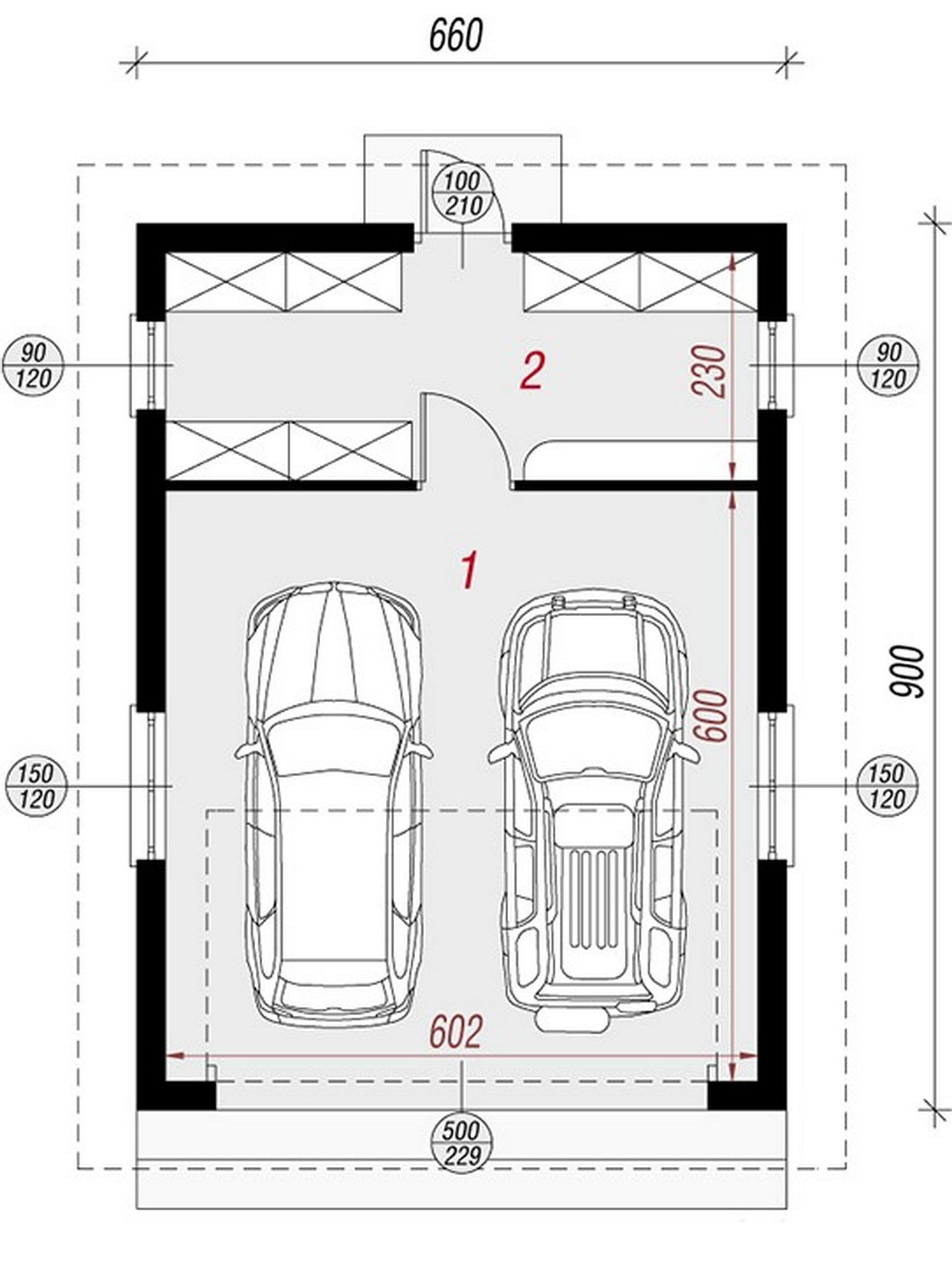 План первого этажа