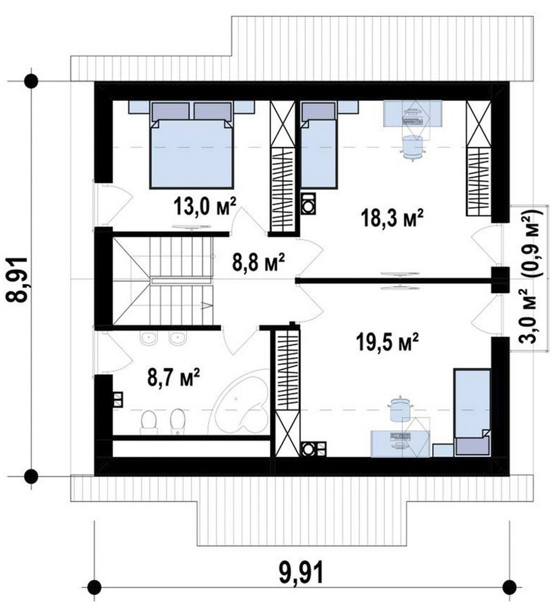 План 2-го этажа