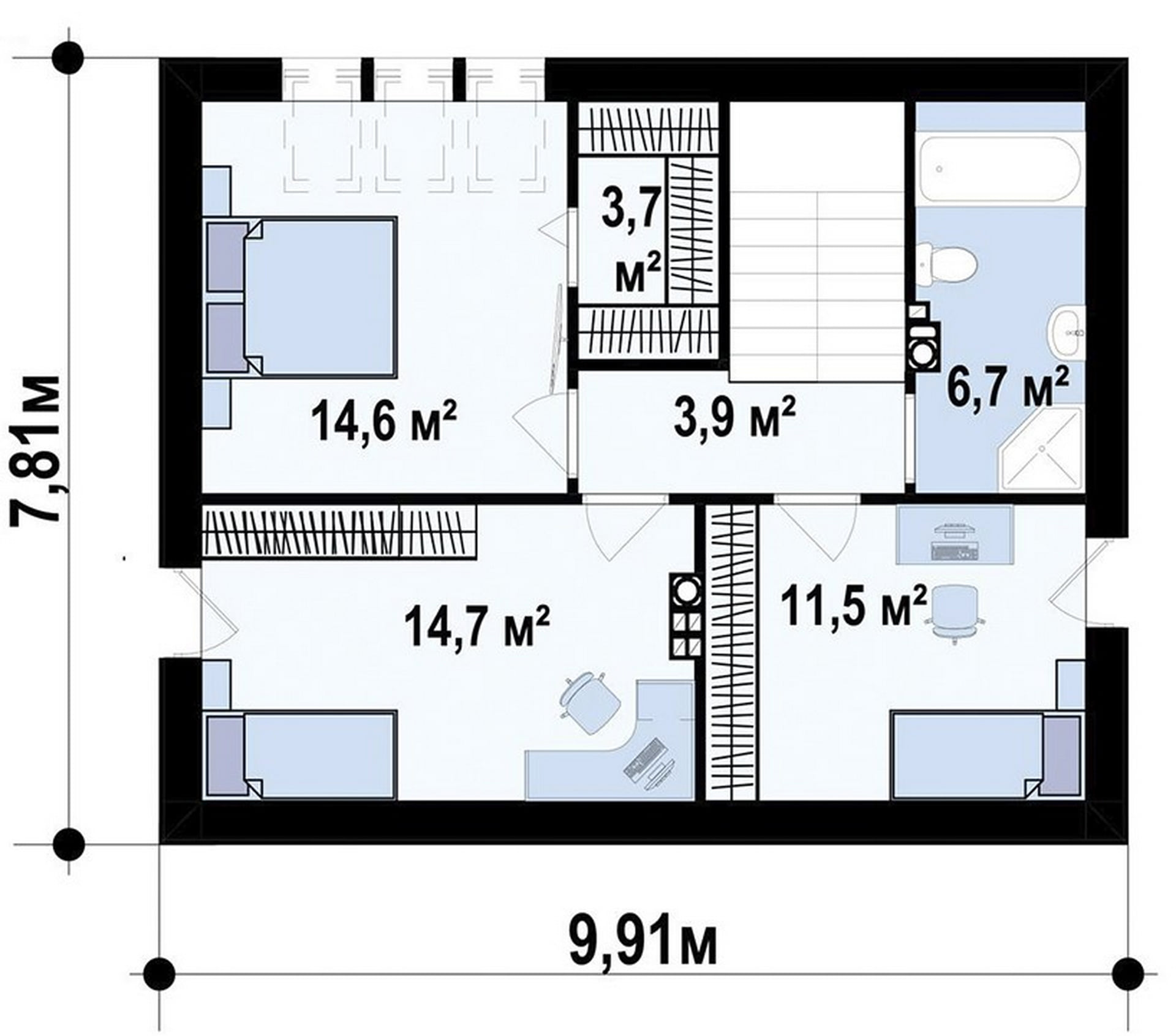 План 2-го этажа