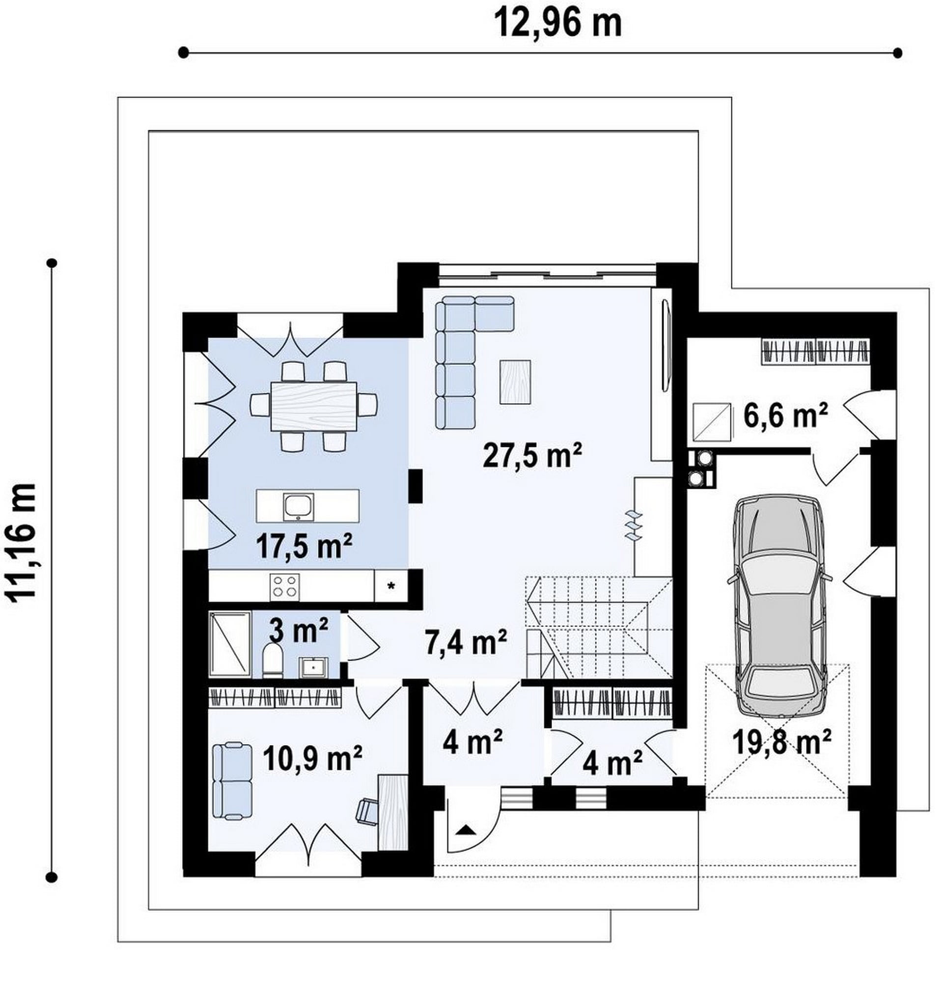 План 1-го этажа