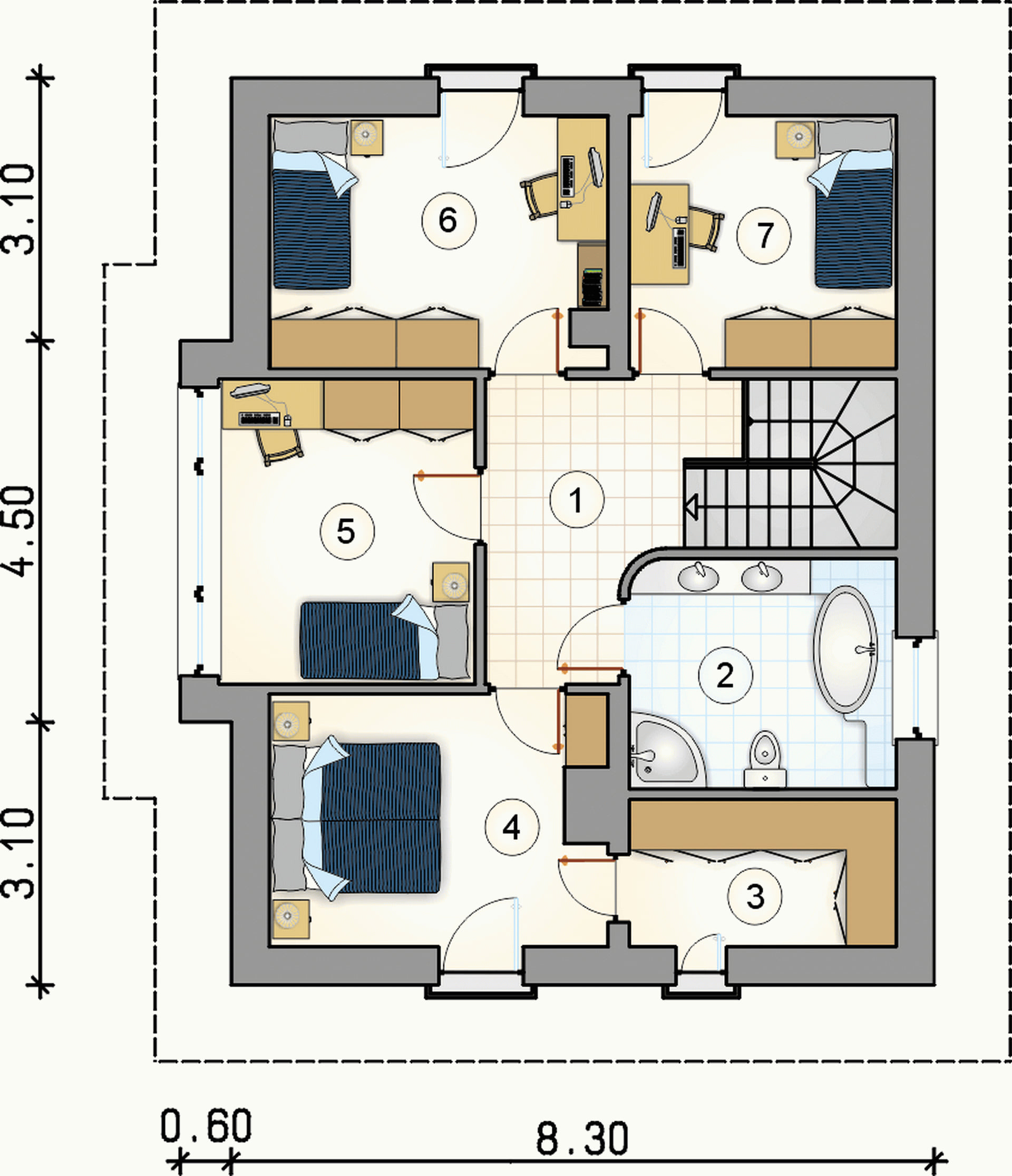 План 2-го этажа
