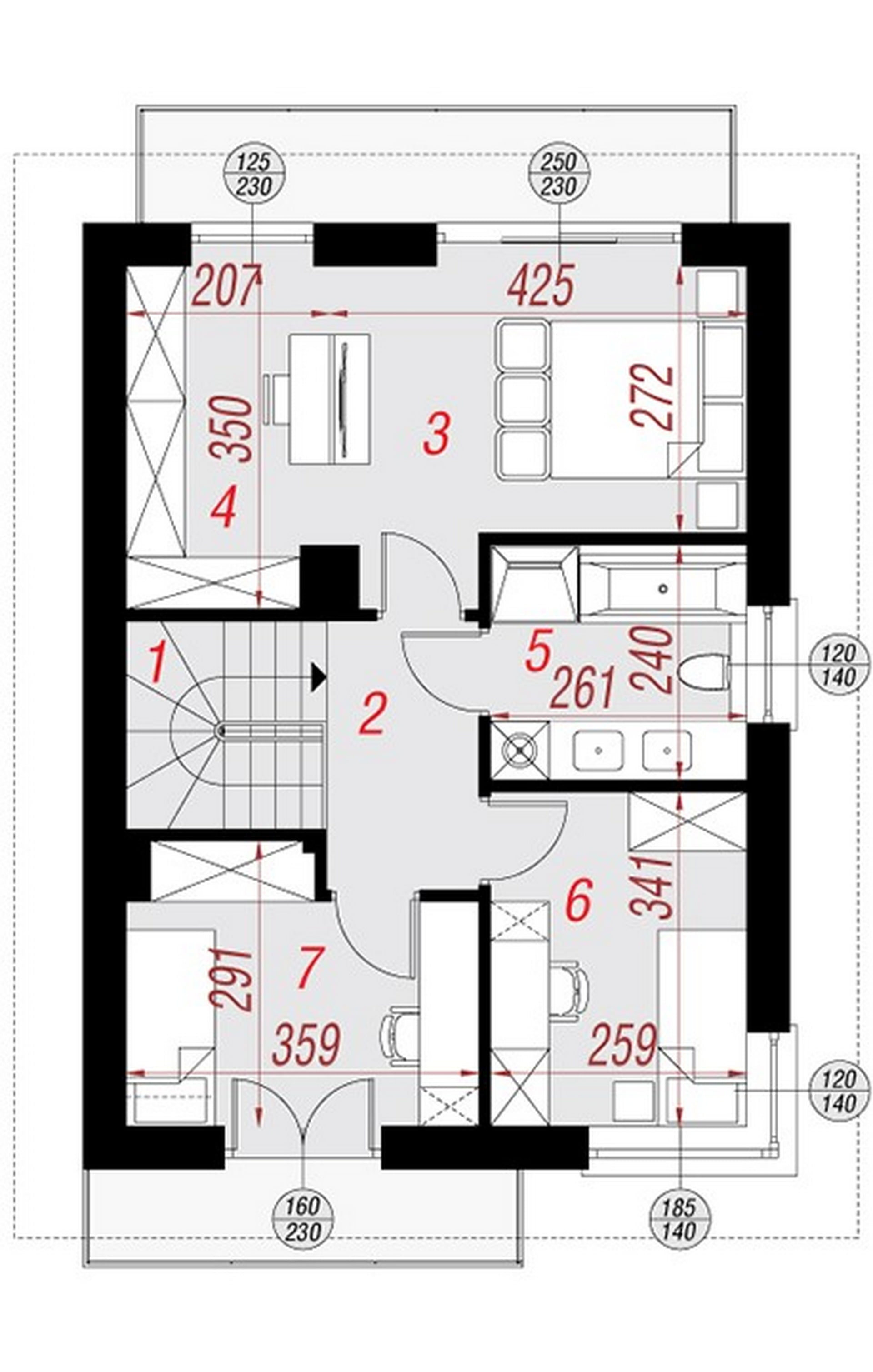 План 2-го этажа
