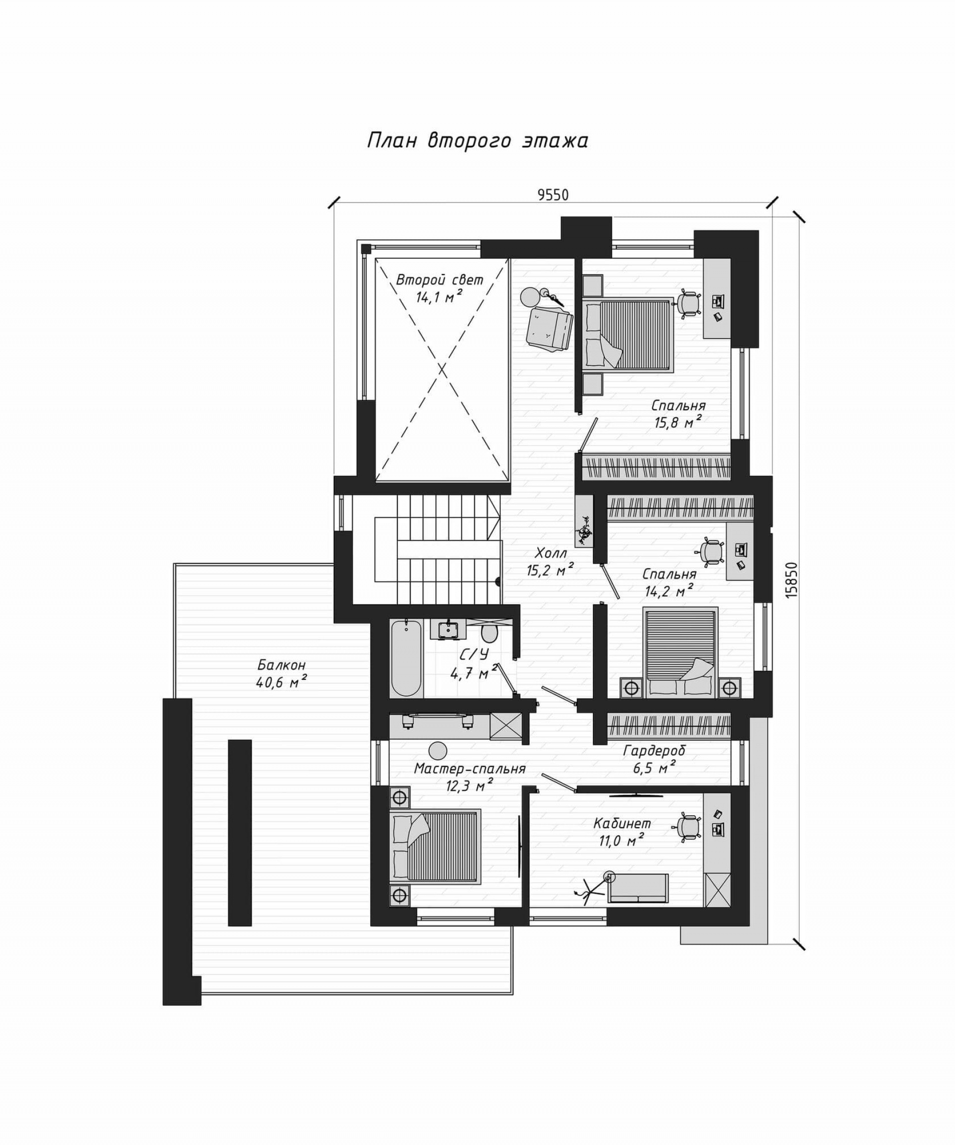 План 2-го этажа