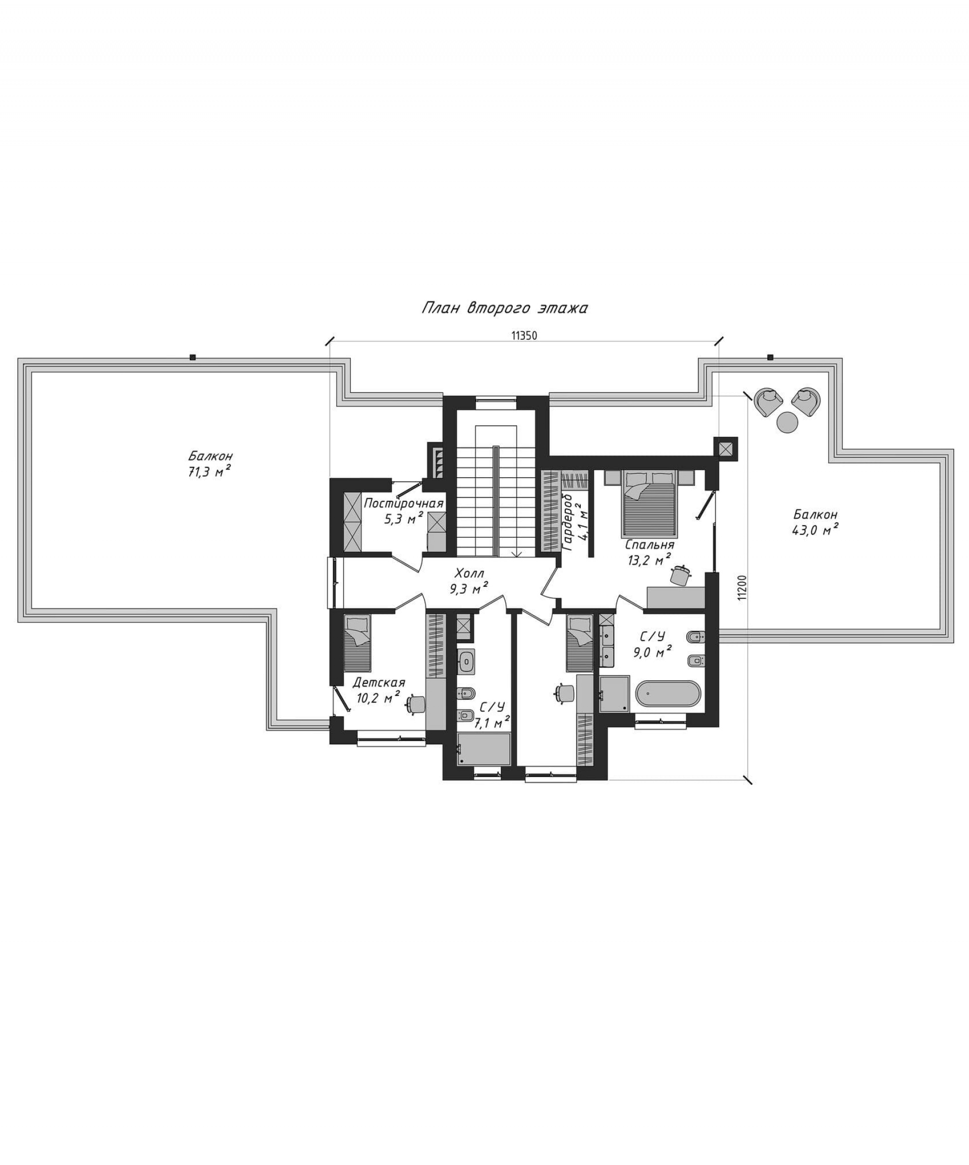 План 2-го этажа