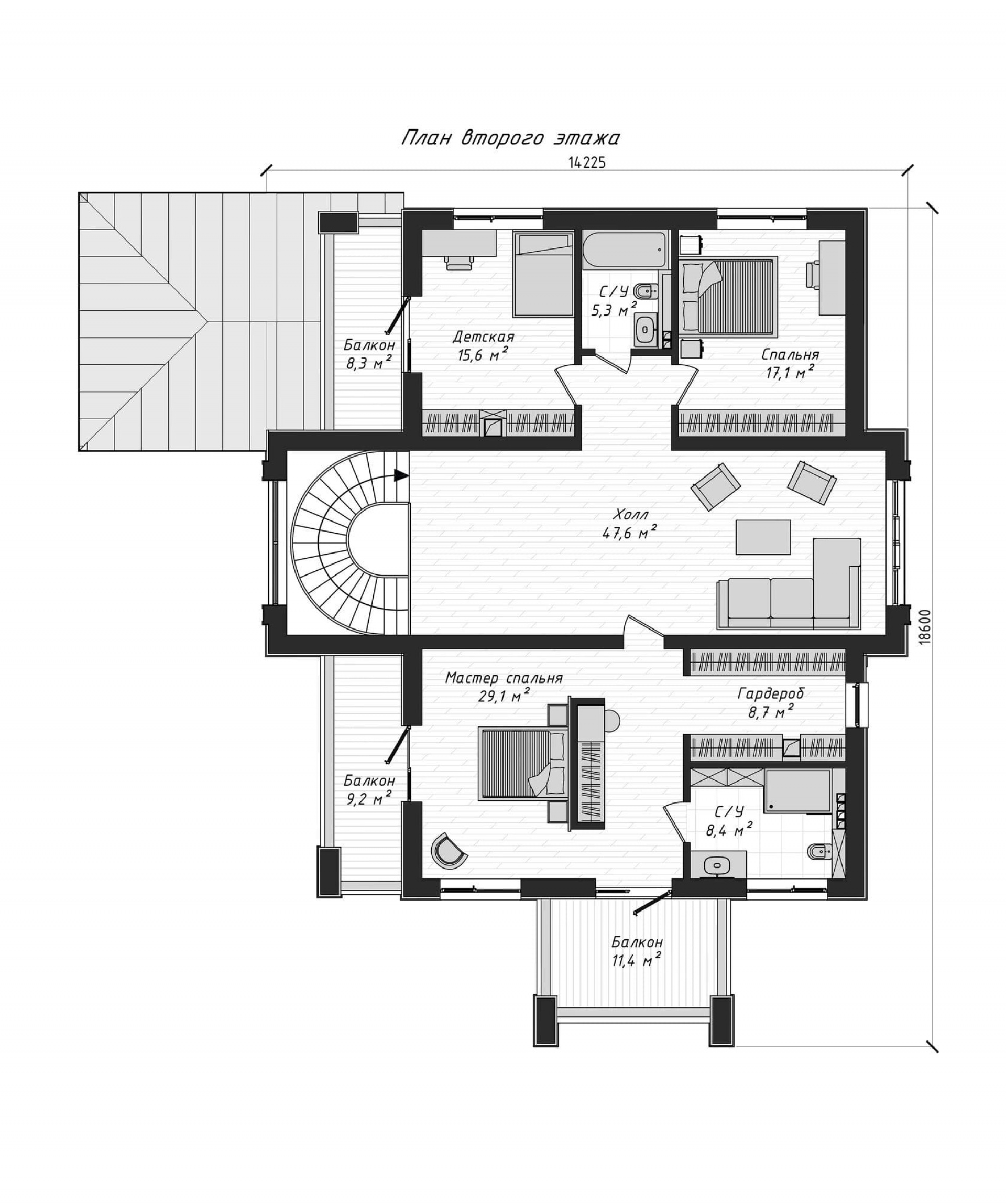 План 2-го этажа