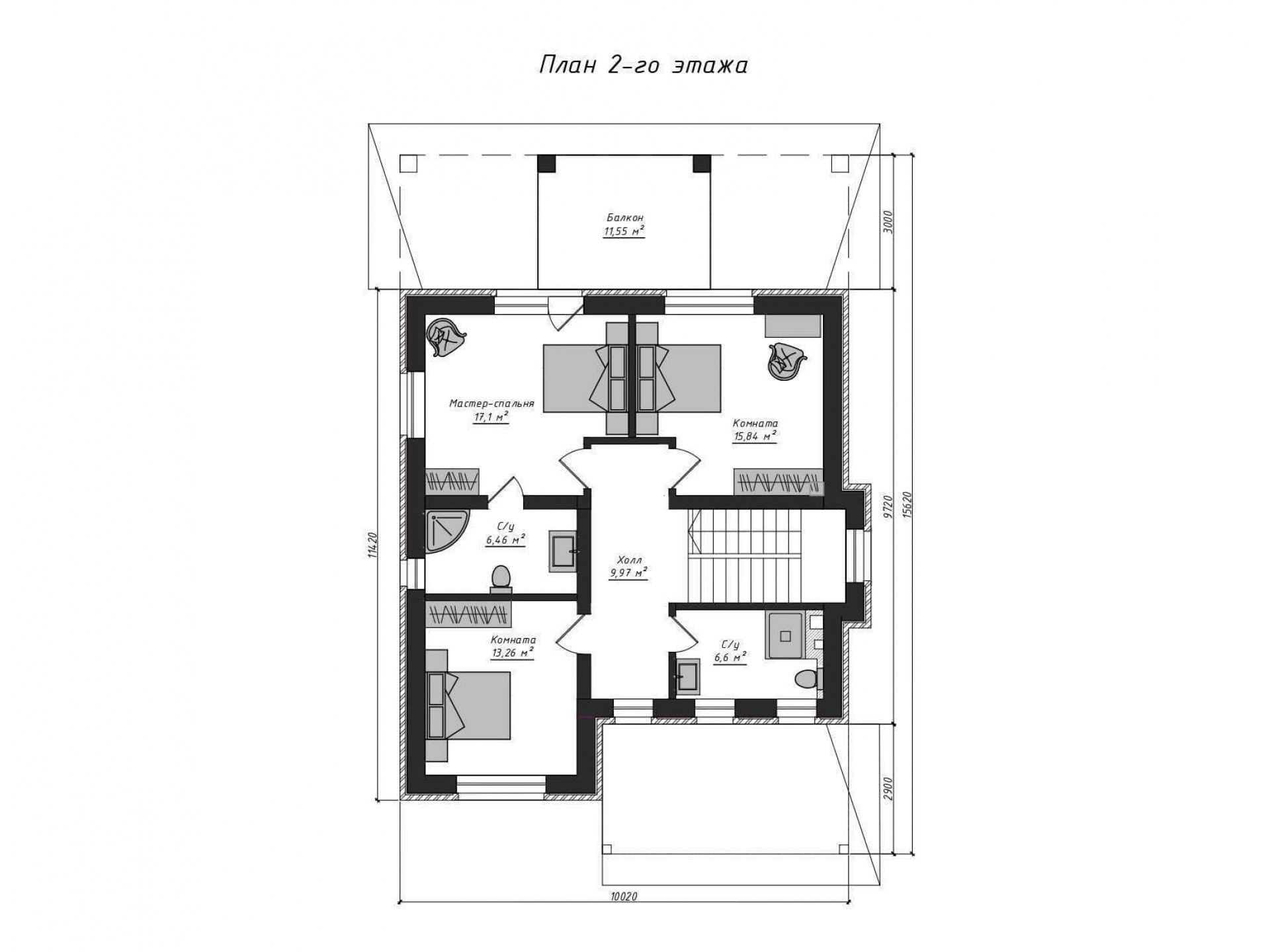 План 2-го этажа