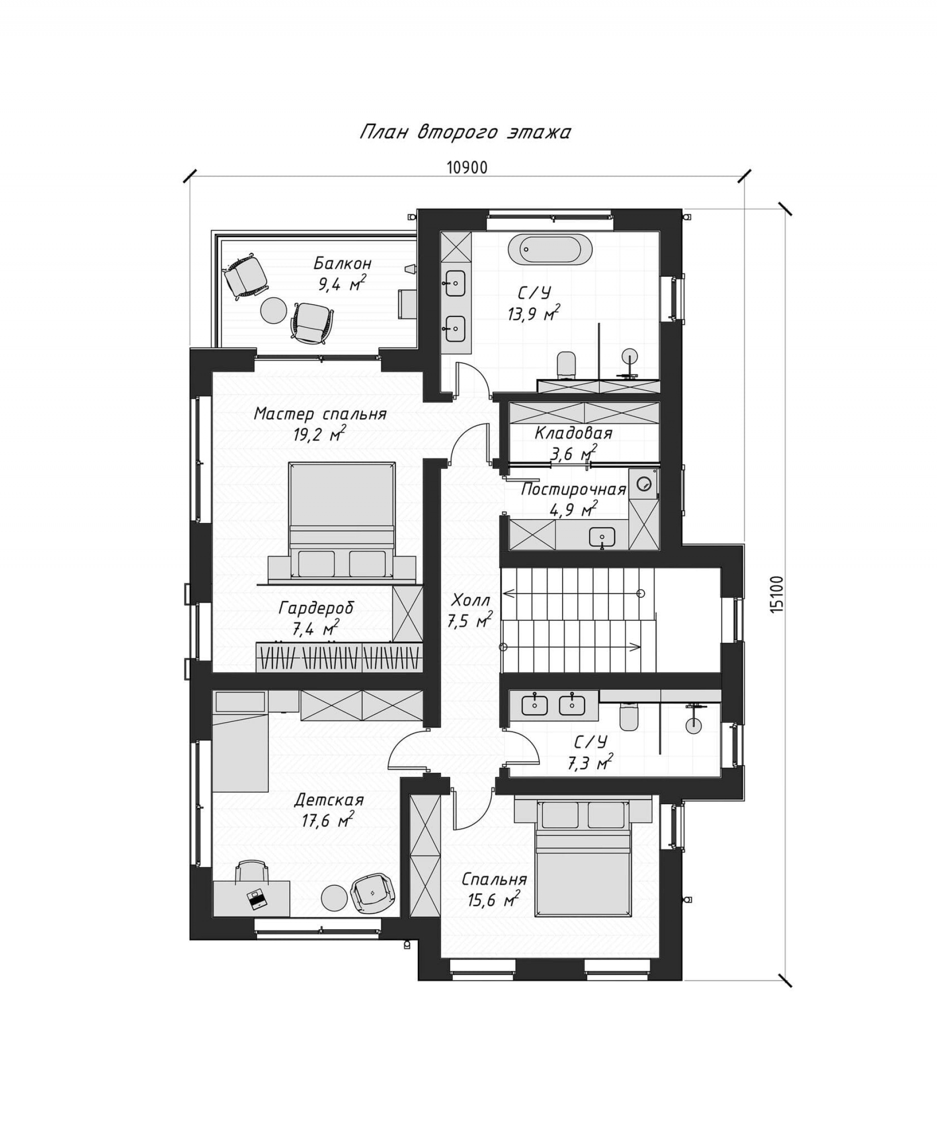 План 2-го этажа