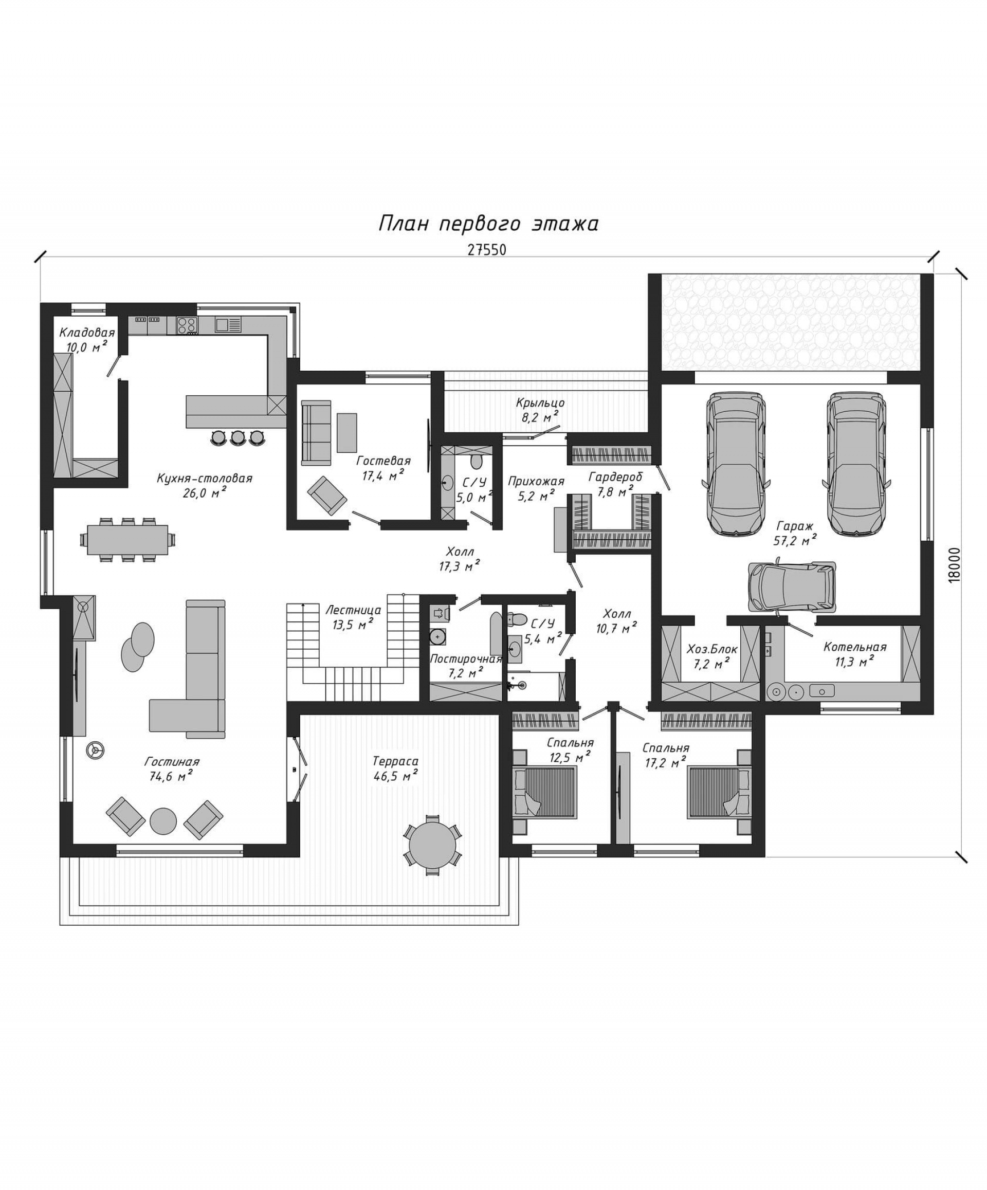 План 1-го этажа