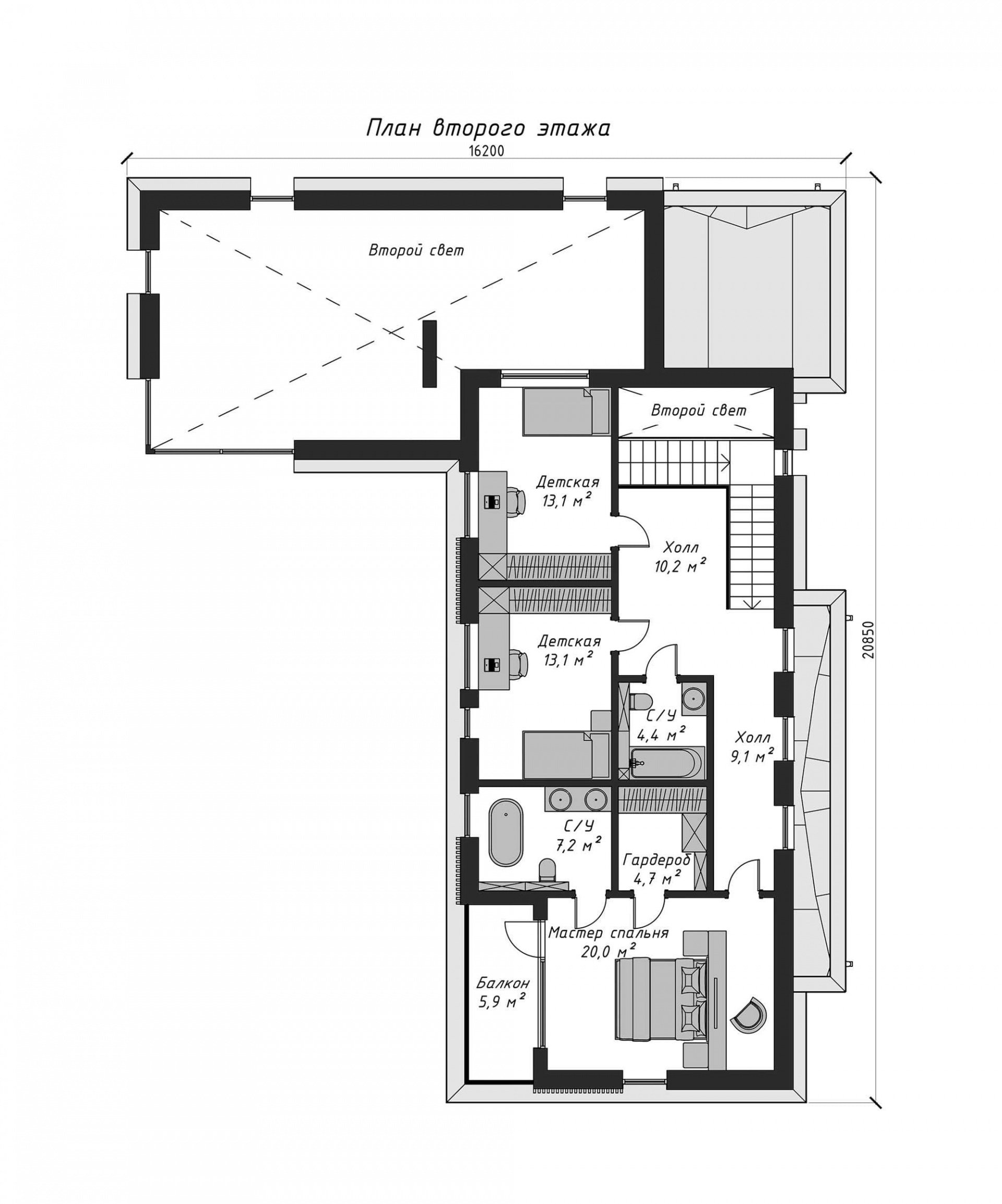 План 2-го этажа