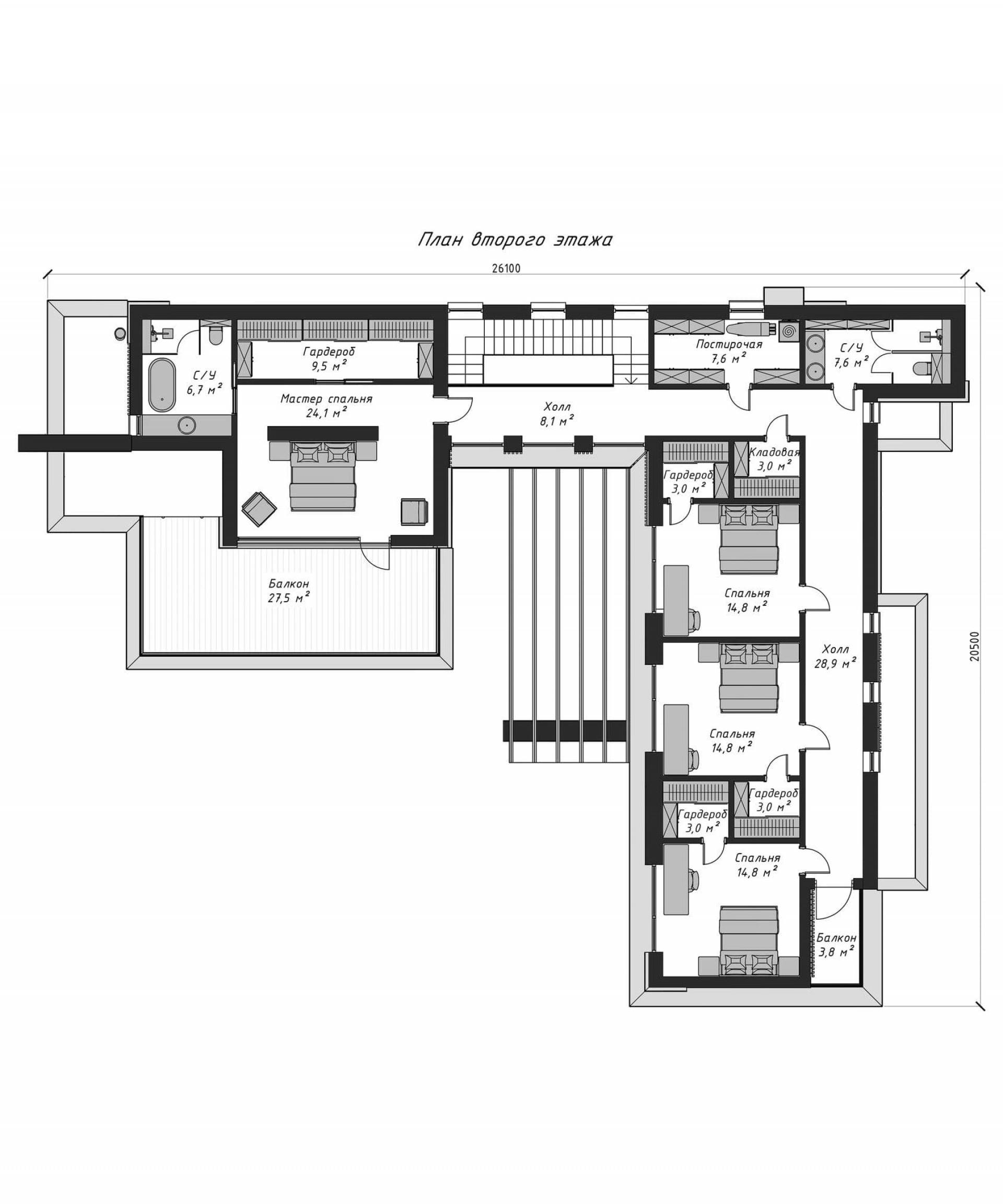 План 2-го этажа