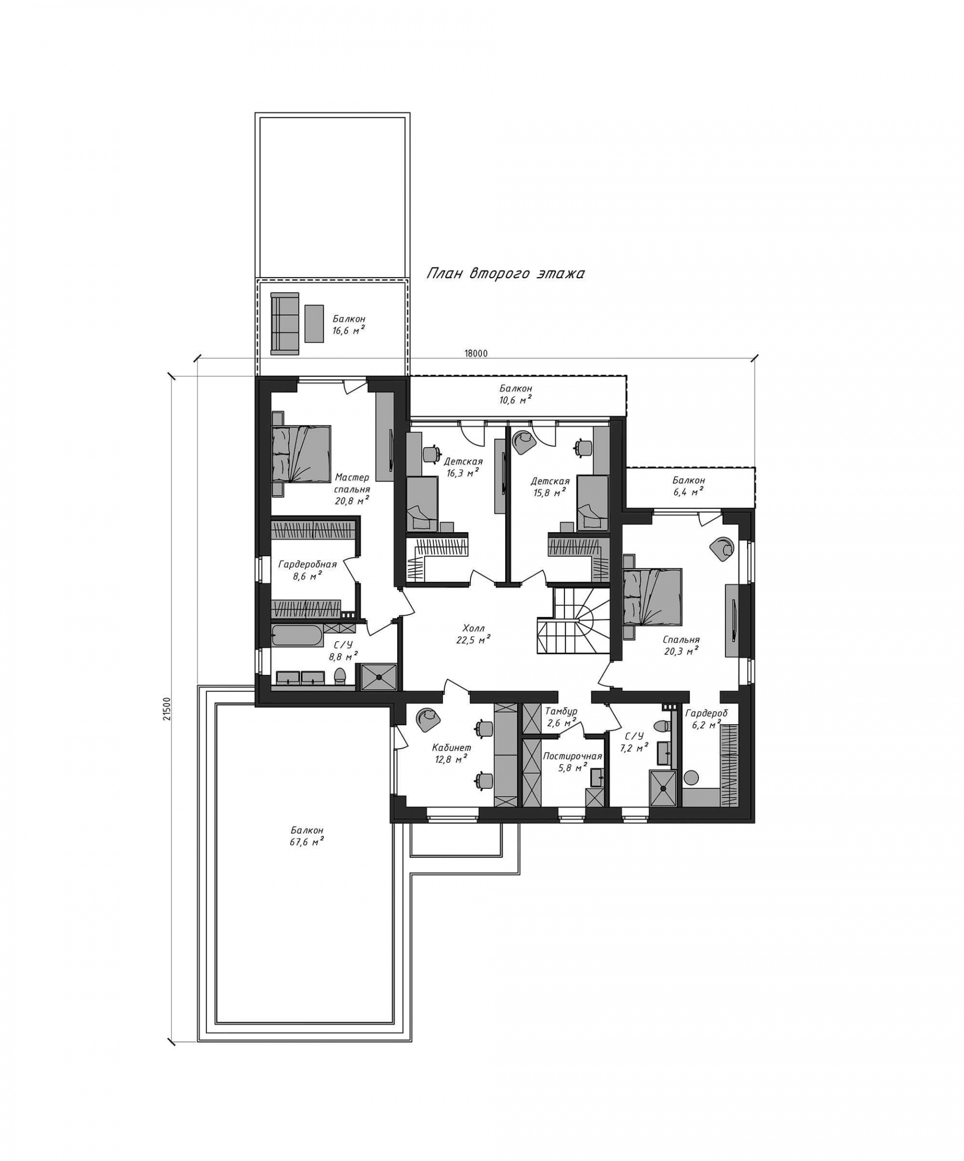 План 2-го этажа