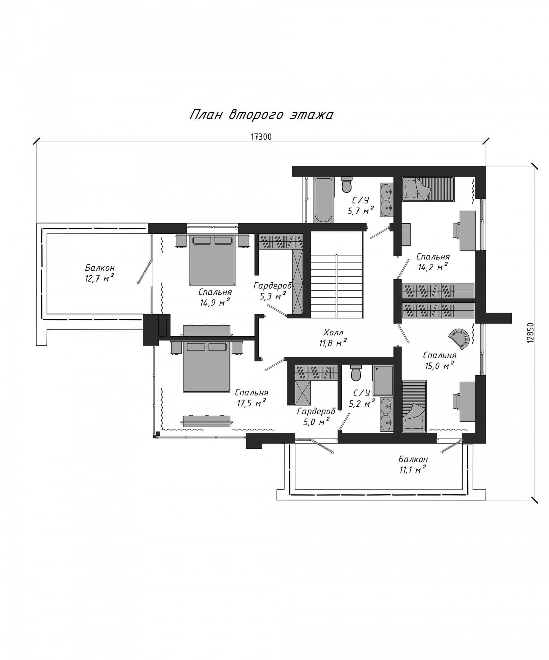 План 2-го этажа