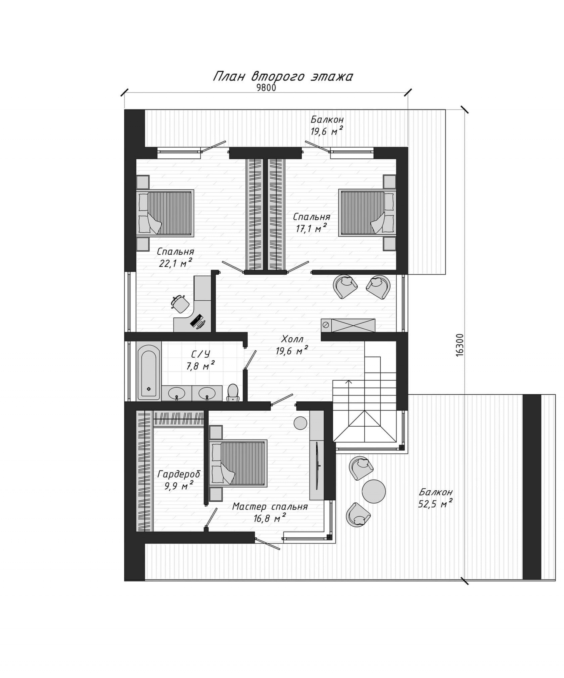 План 2-го этажа