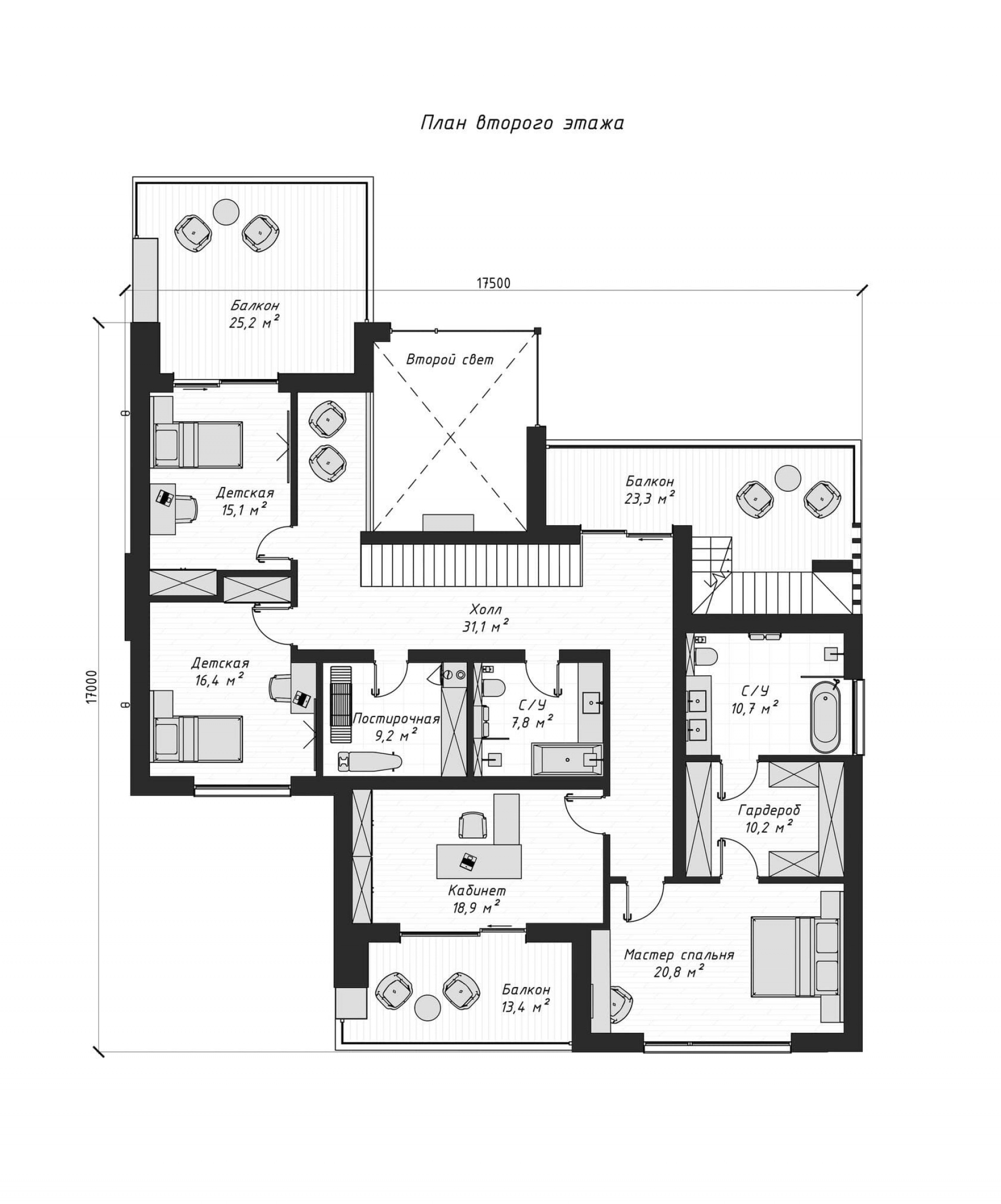 План 2-го этажа