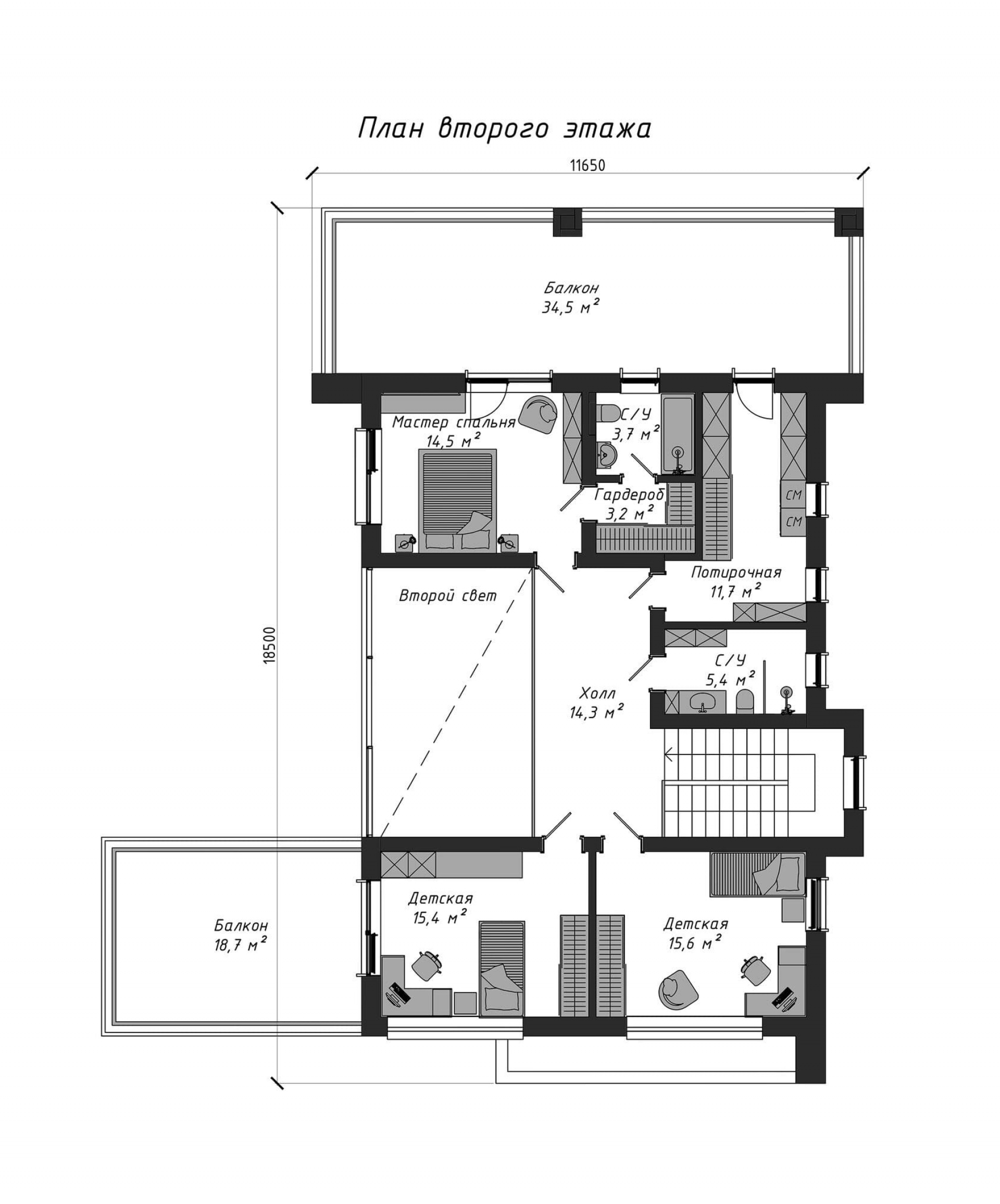 План 2-го этажа