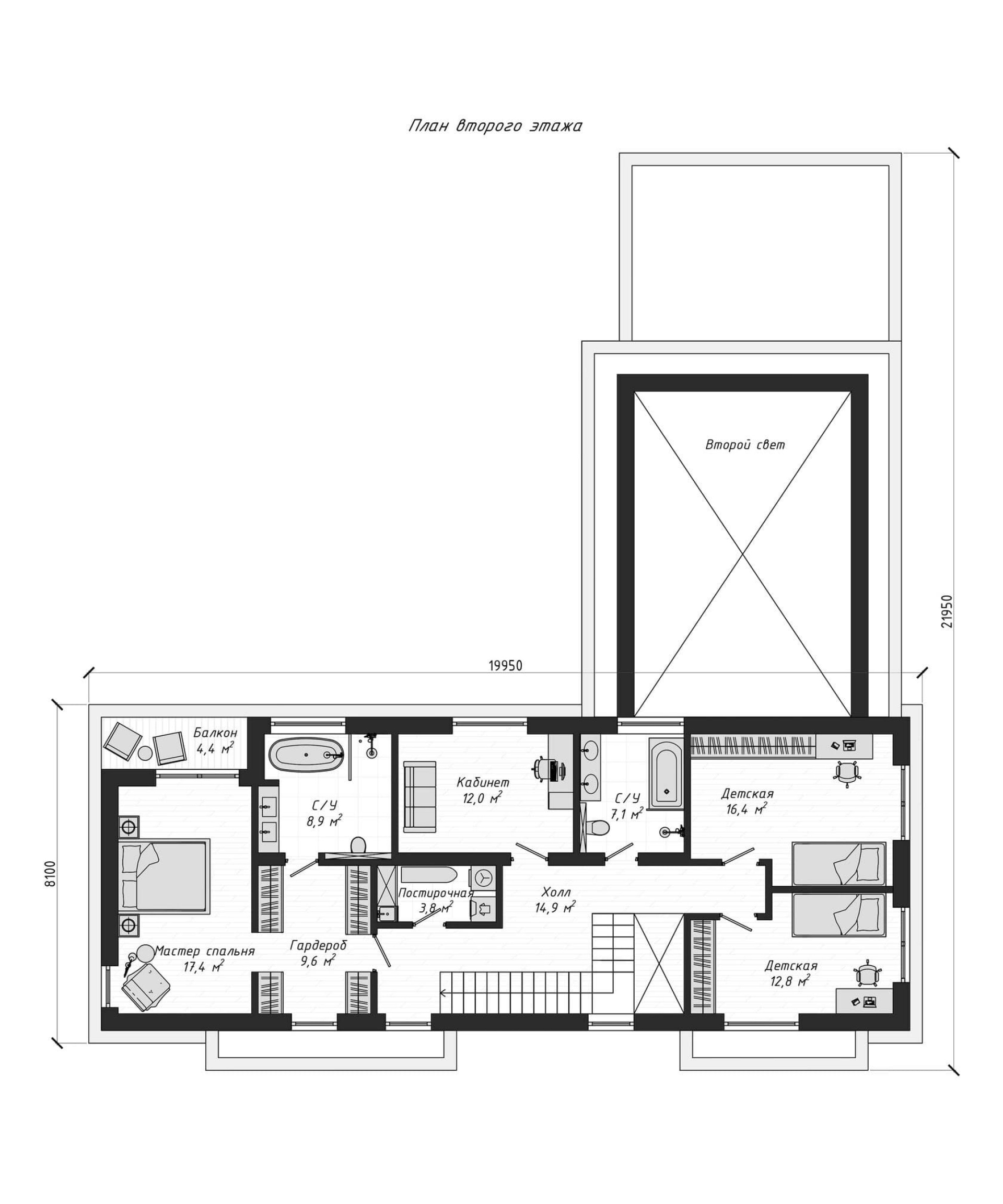 План 2-го этажа
